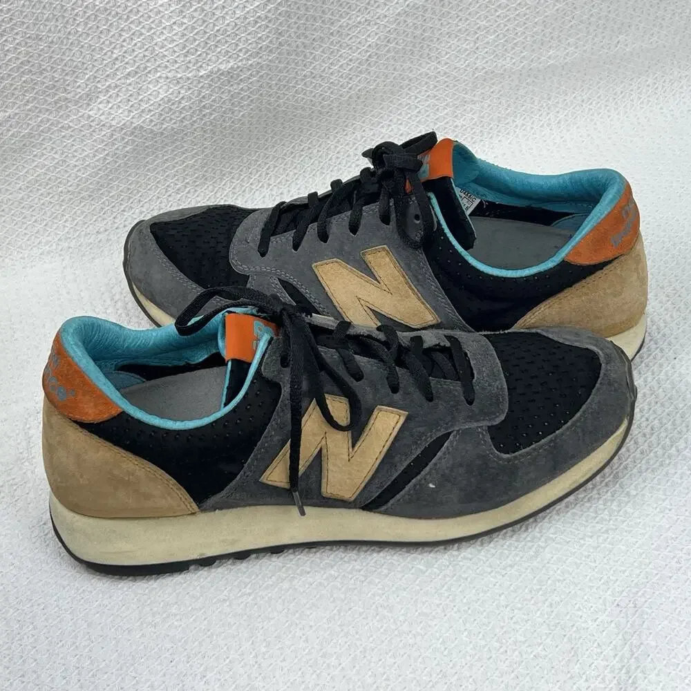 New Balance U455LC Gray Tan Suede Sneakers Men’s 10.5 D USA U455